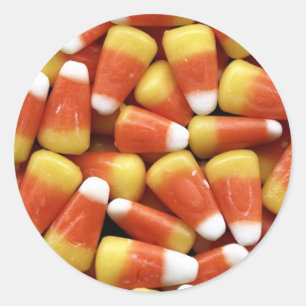 Candy Corn Jumble Runder Aufkleber