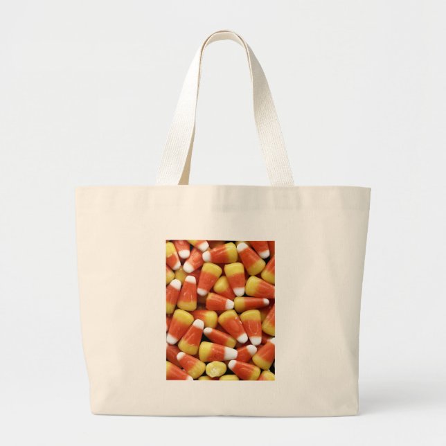 Candy Corn Jumbo Stoffbeutel (Vorne)