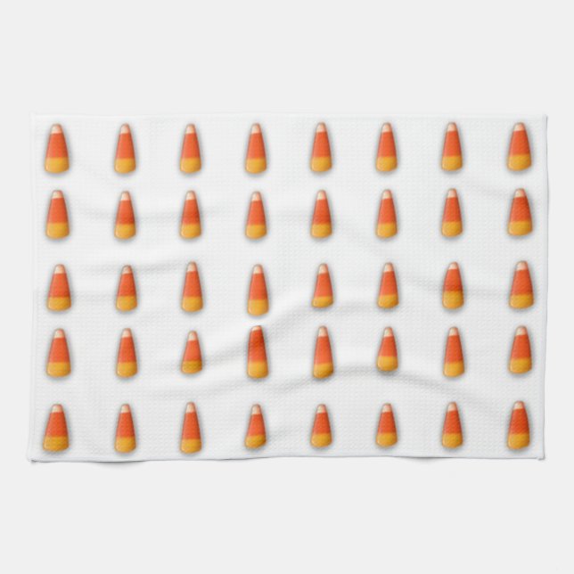 Candy Corn Kitchen Handtuch (Horizontal)