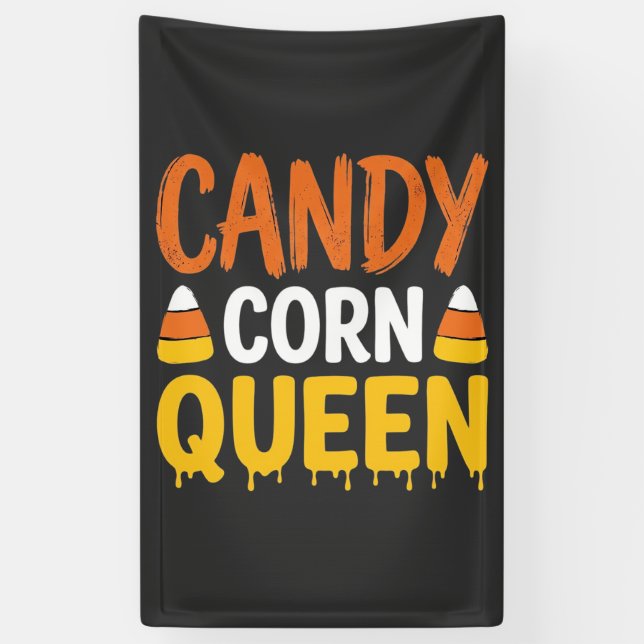 Candy Corn Königin Halloween Grafik_1 Banner (Vertikal)