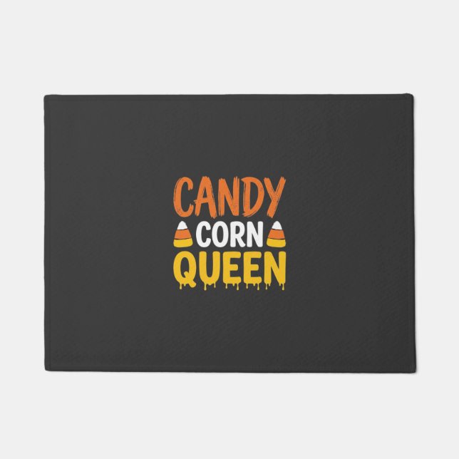 Candy Corn Königin Halloween Grafik_1 Fußmatte (Vorderseite)