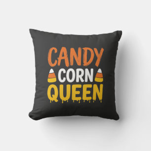Candy Corn Königin Halloween Grafik_1 Kissen