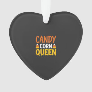 Candy Corn Königin Halloween Grafik_1 Ornament