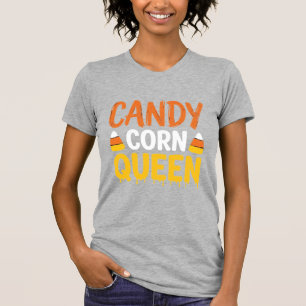 Candy Corn Königin Halloween Grafik_1 T-Shirt