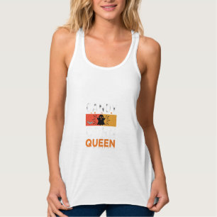 Candy Corn Königin Halloween SVG Design Tank Top