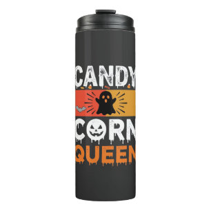 Candy Corn Königin Halloween SVG Design Thermosbecher
