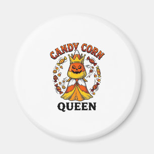 Candy Corn Königin Vintage Halloween Süßigkeiten S Magnet
