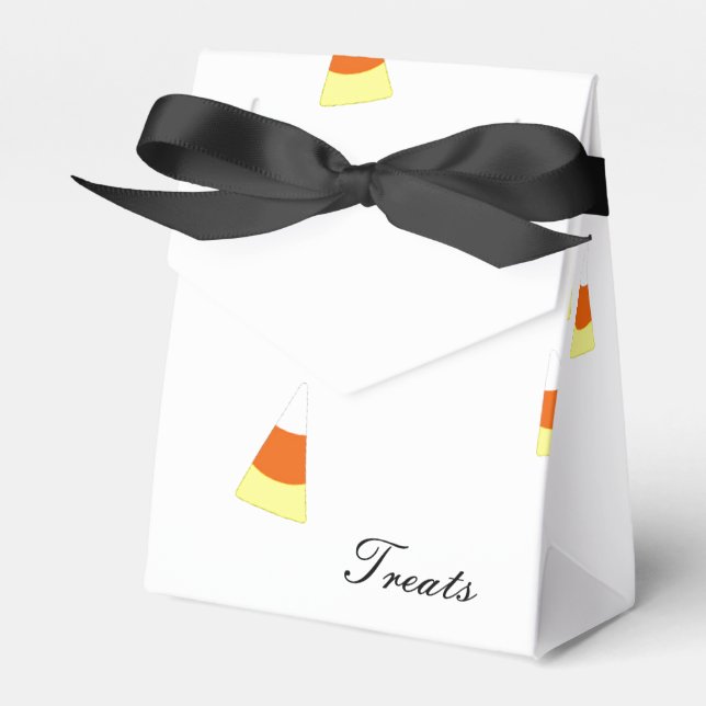 Candy Corn Leckereien Gefälligkeitsbox Geschenkschachtel (Vorderseite)