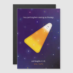 Candy Corn Magnetkarte