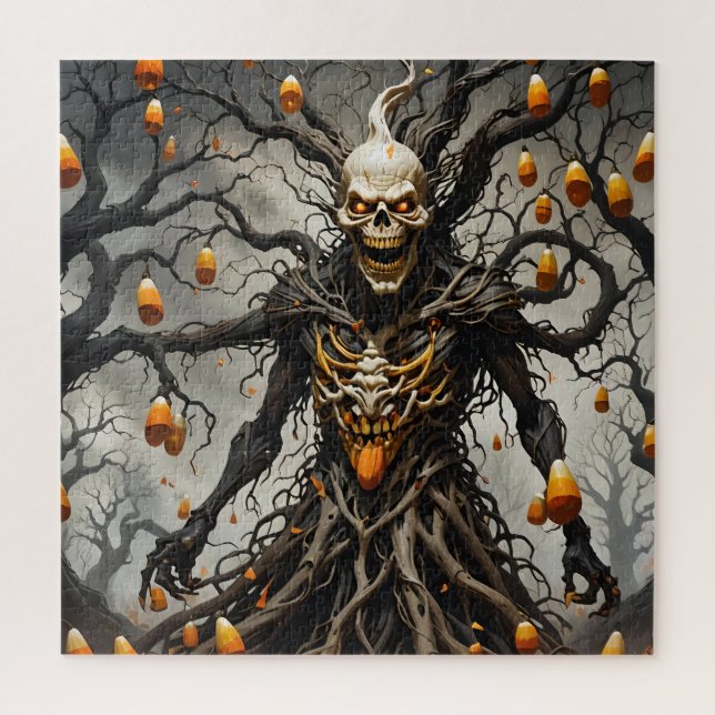 Candy Corn Man Jigsaw Puzzle (Vertikal)