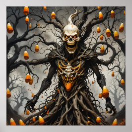 Candy Corn Man Poster