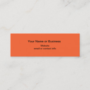 Candy Corn Mini Lesezeichen Business Card Mini Visitenkarte