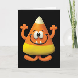 Candy Corn Monster Karte