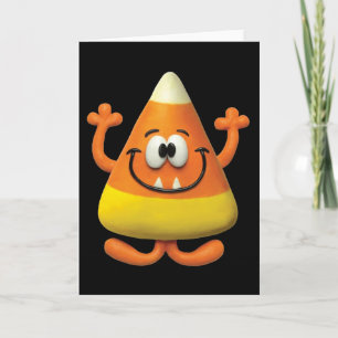 Candy Corn Monster Karte