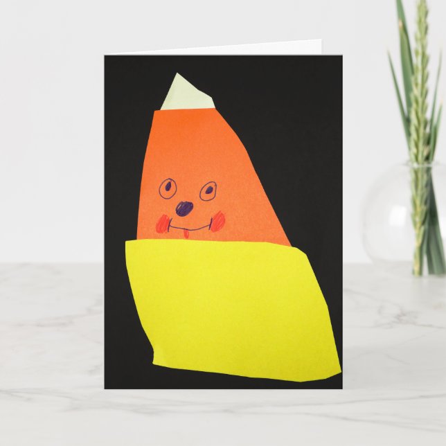 Candy Corn Monster Karte (Vorderseite)