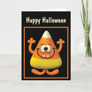 Candy Corn Monster Karte