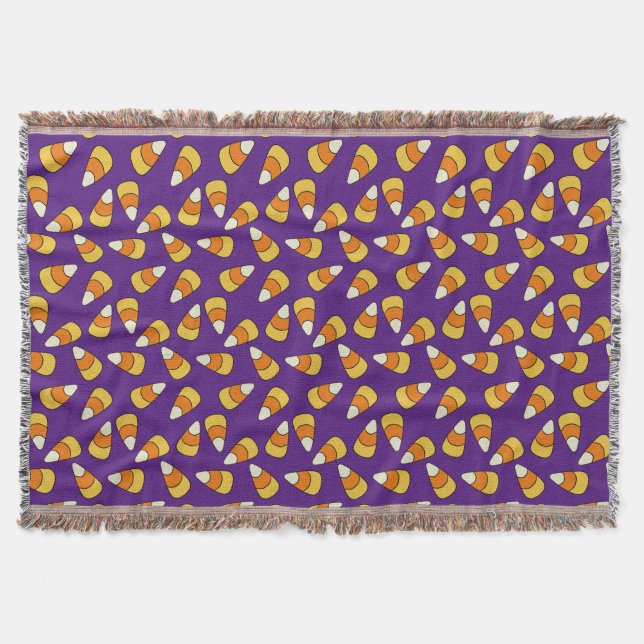 Candy Corn Pattern Decke (Vorderseite)