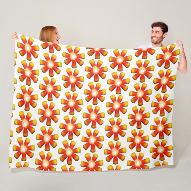 Candy Corn Pattern Fleecedecke (Beispiel)