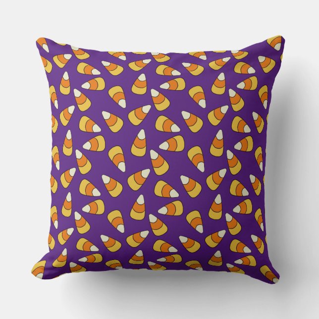 Candy Corn Pattern Kissen (Vorderseite)
