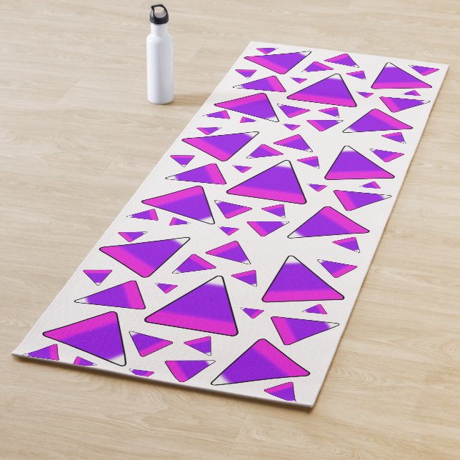 Candy Corn Pink & Lila Yogamatte (Beispiel)