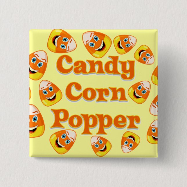 Candy Corn Popper Button (Vorderseite)