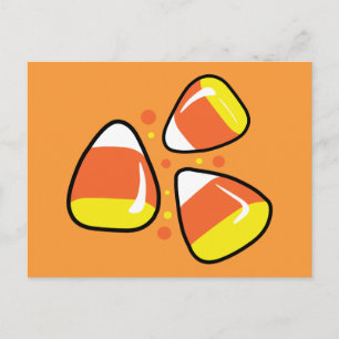 Candy Corn Postkarte
