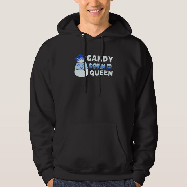 Candy Corn Queen Halloween Hoodie (Vorderseite)