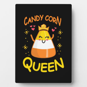 Candy Corn Queen Niedlich Halloween Kawaii Crown Fotoplatte