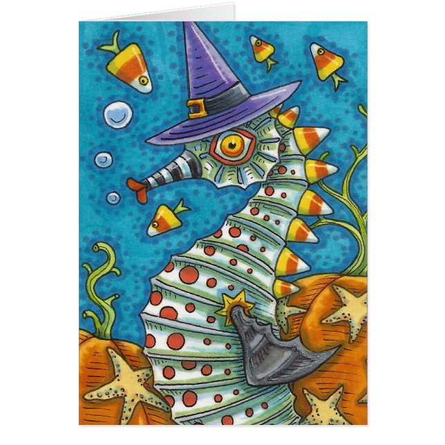 CANDY CORN SEEPFERD, UNTER DER MEERESHALLOWEEN KAR (Vorne)