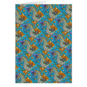 CANDY CORN SEEPFERD, UNTER DER MEERESHALLOWEEN KAR