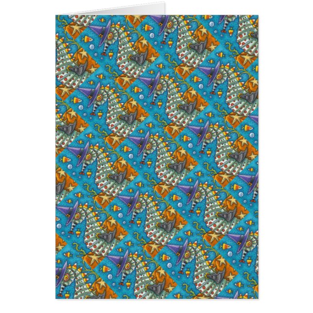 CANDY CORN SEEPFERD, UNTER DER MEERESHALLOWEEN KAR (Vorne)