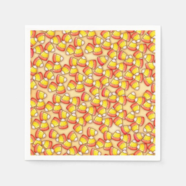 Candy Corn Serviette (Vorderseite)