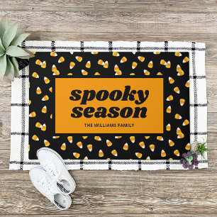 Candy Corn Spooky Season Halloween Fußmatte