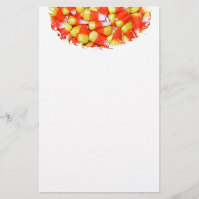 Candy Corn Stationery Briefpapier (Vorderseite)
