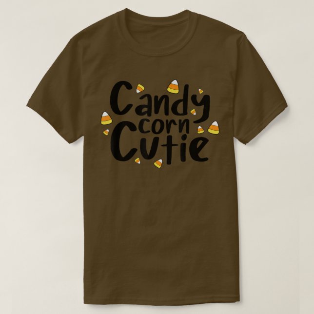 Candy Corn Süsse Funny Halloween T-Shirt (Design vorne)