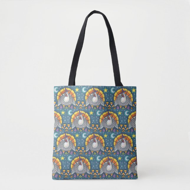 CANDY CORN TÜRKEY ERNTEDANK SOLLTE TOTE BAG (Vorderseite)
