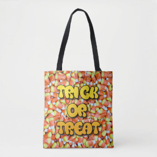 Candy Corn und Pumpkin Candy Trick oder Treat Bag