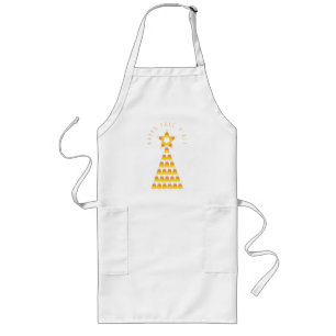 Candy Corn Weihnachtsbaum Fall Grußkarte T-Shi Lange Schürze