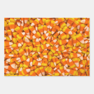 Candy Corn Wrapping Paper Geschenkpapier Set