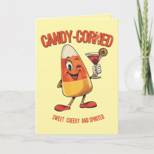 Candy-Corned – Lustiger Weihnachts-Candy-Corn-Sche Karte