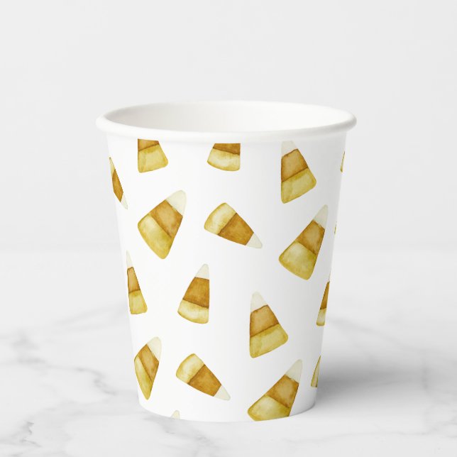 Candy Cornell Halloween-Party im Oktober Pappbecher (Vorderseite)