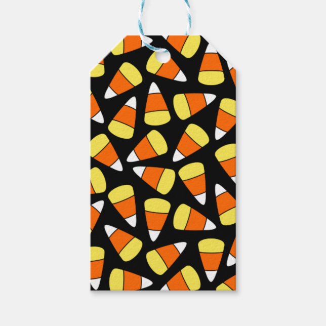 Candy Corns Holztäfelchen Geschenkanhänger (Vorderseite)