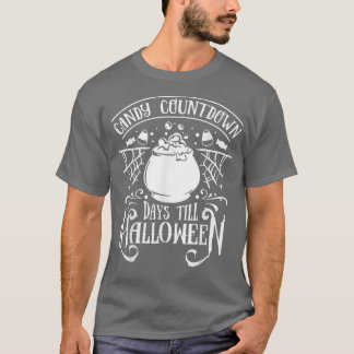 Candy Countdown Days bis Halloween Trick oder Tret T-Shirt