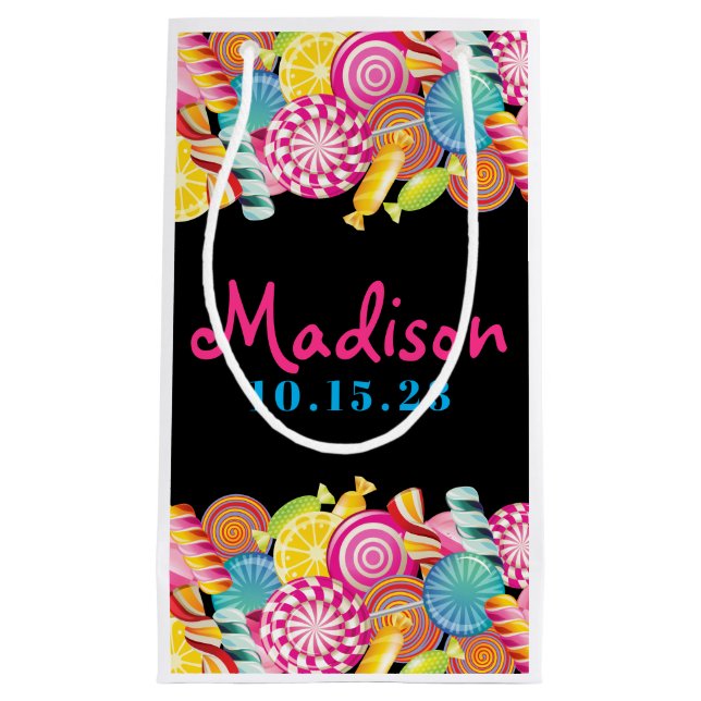 CANDY COUTURE Party Birthday Bat Mitzvah Geschenkt Kleine Geschenktüte (Vorderseite)