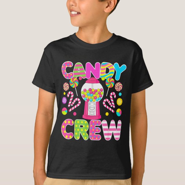 Candy Crew Candy Costume Women Candy Land Kids Swe T-Shirt (Vorderseite)