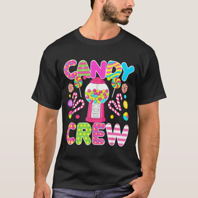 Candy Crew Candy Costume Women Candy Land Kids Swe T-Shirt (Vorderseite)