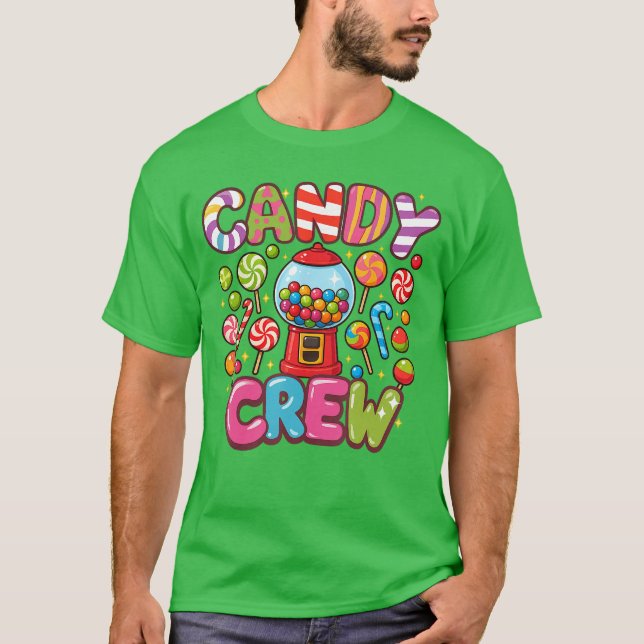 Candy Crew Candy Costume Women Candy Land Kids Swe T-Shirt (Vorderseite)