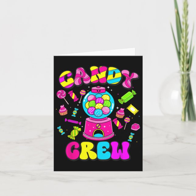 Candy Crew Sweetie Candy Land Candy Squad Hallowee Karte (Vorderseite)