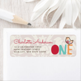 Candy Damask Chick Girl 1. Geburtstagsadresse