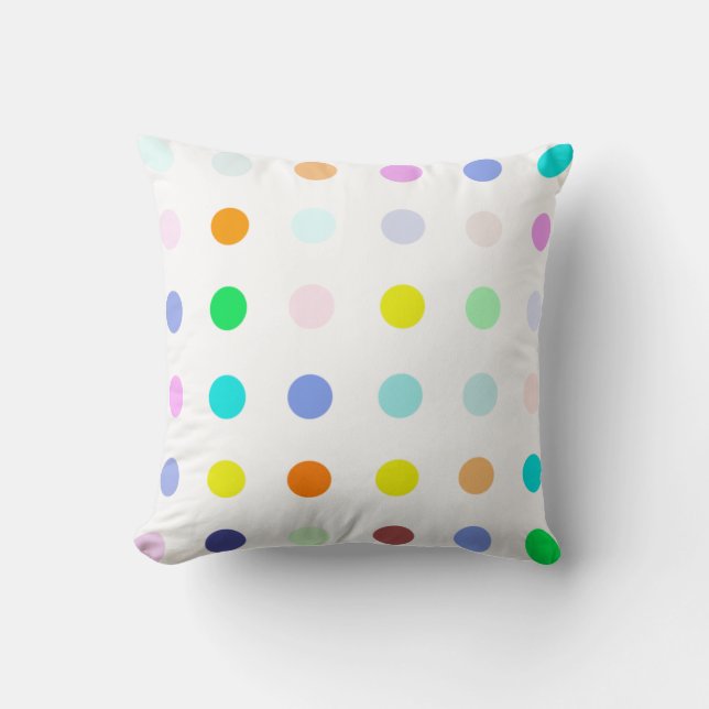 Candy Dot Throw Kissen (Vorderseite)